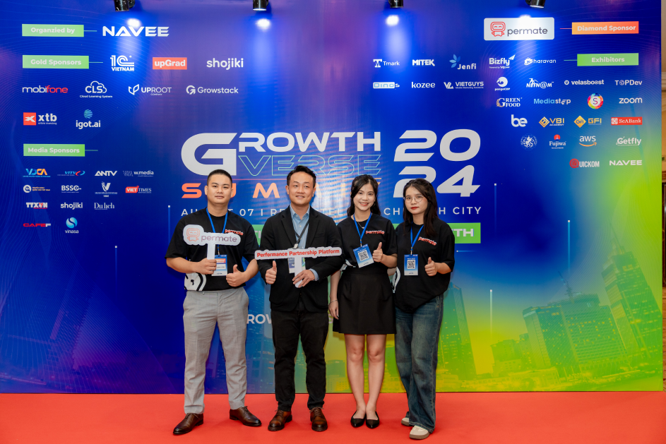 Đội ngũ Permate Global tại GrowthVerse Summit 2024