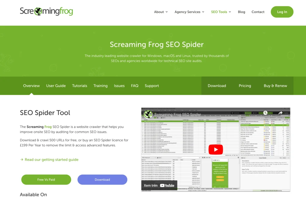 screaming frog seo spider