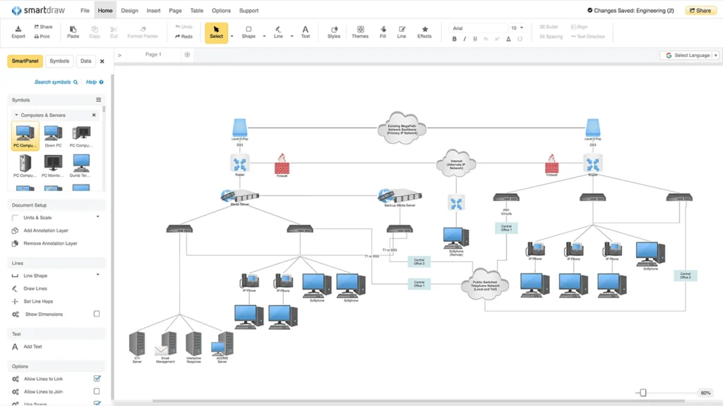 Sử dụng Smartdraw như một công cụ tuyệt vời để vẽ sơ đồ tư duy