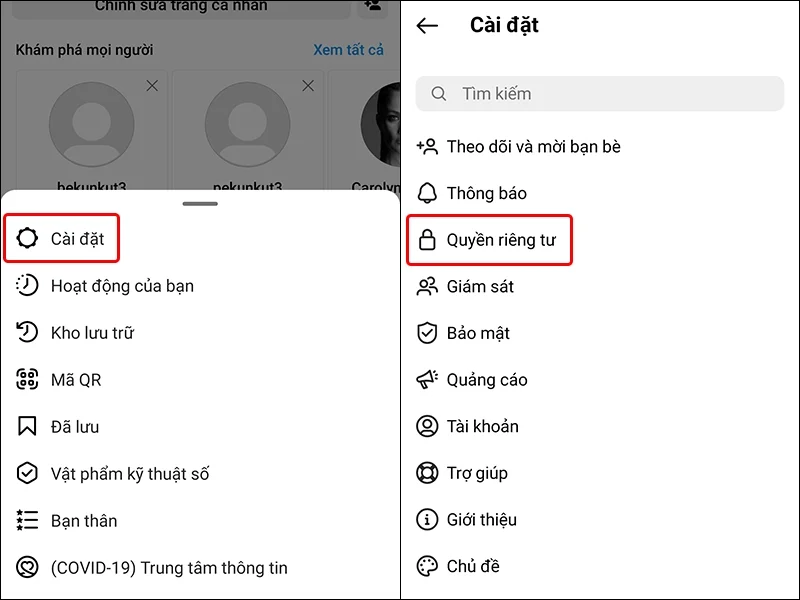 Hướng dẫn cách chặn spam trên Instagram