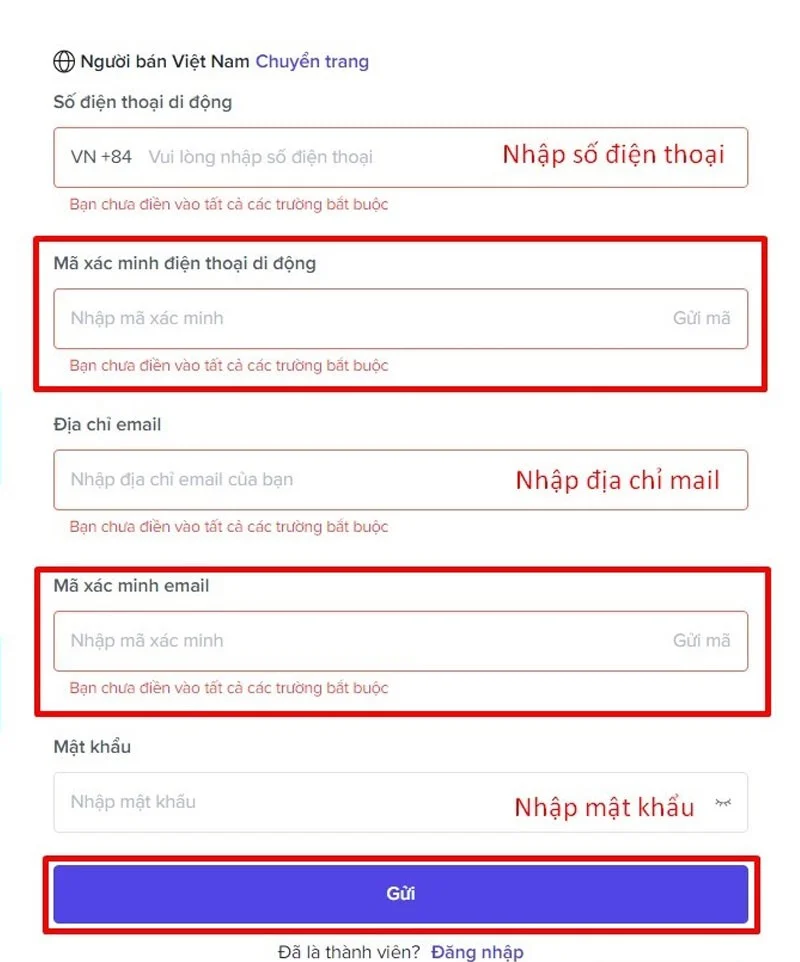 Đại diện đăng ký TikTok Shop cần có pháp nhân đầy đủ tại Việt Nam