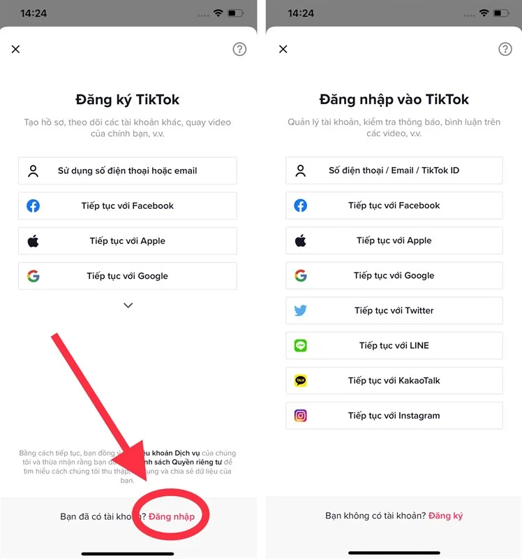 Truy cập vào TikTok Shop
