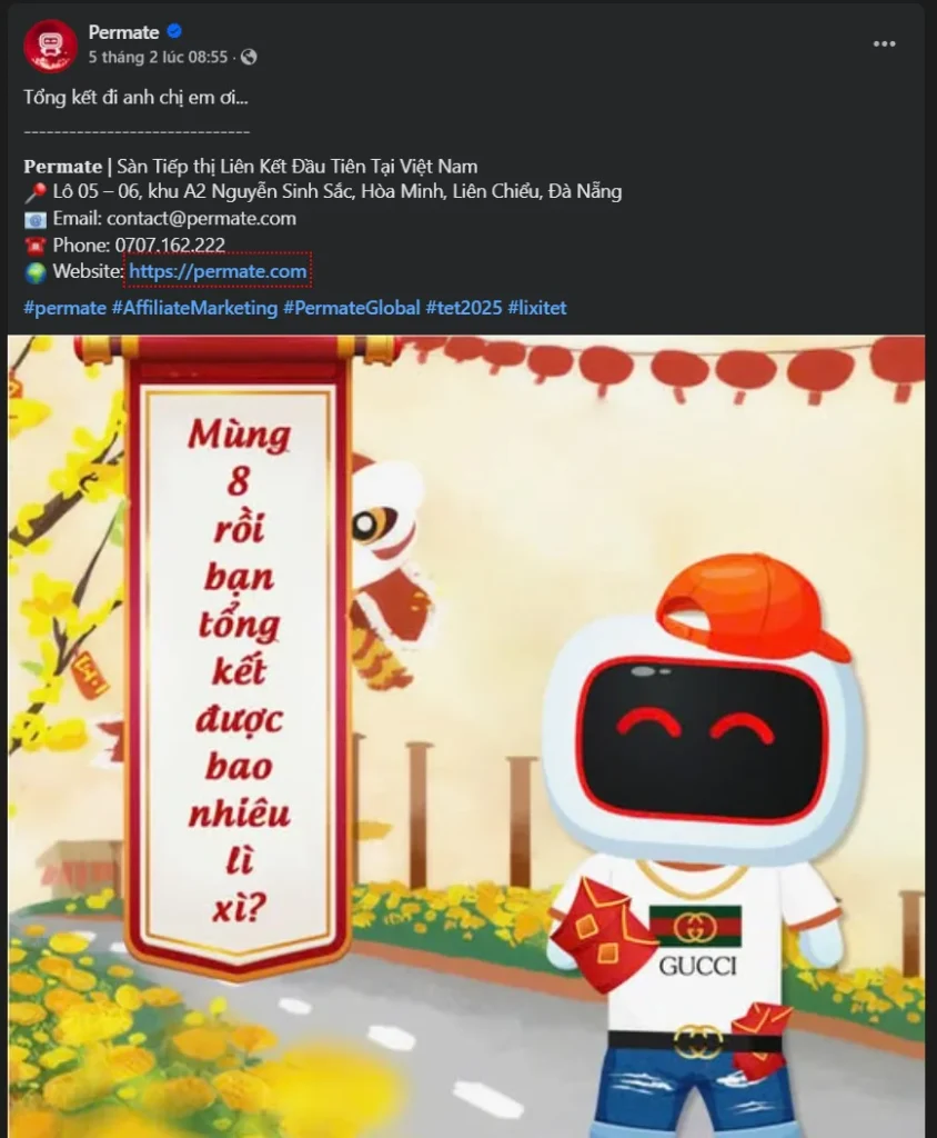 tạo hastags và caption