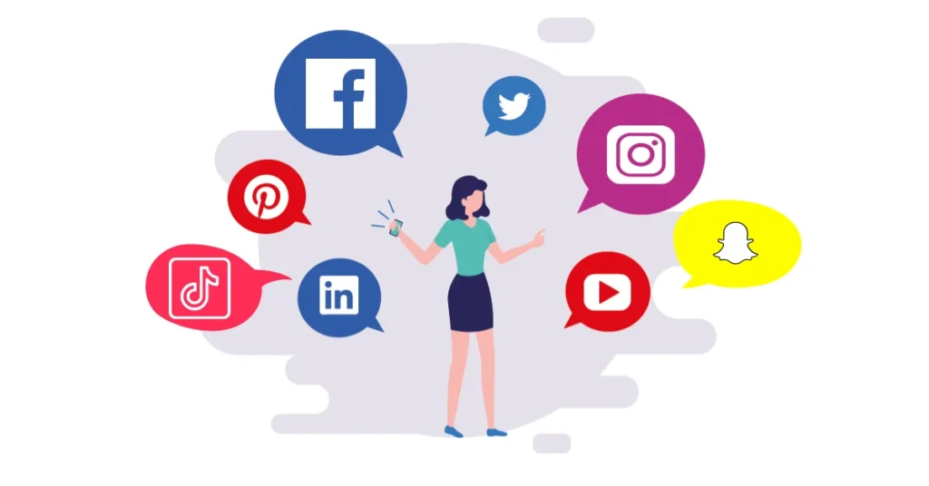 tiếp thị liên kết qua social media