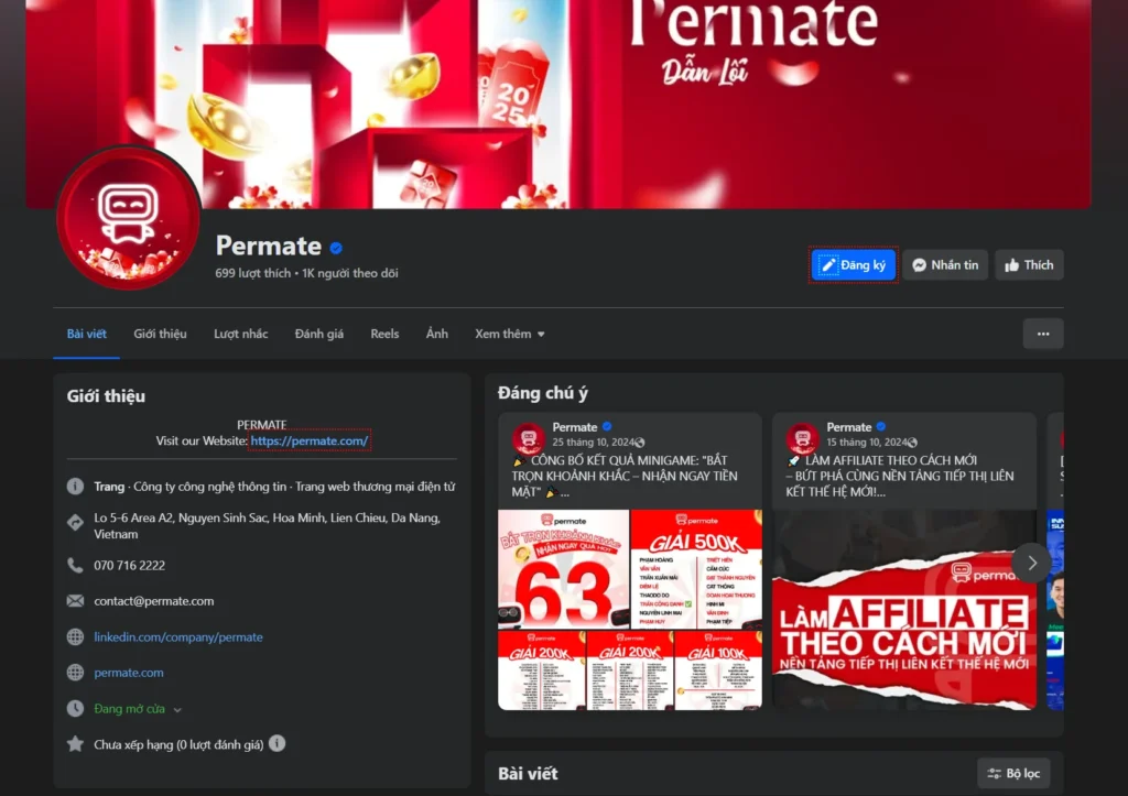 tối ưu fanpage