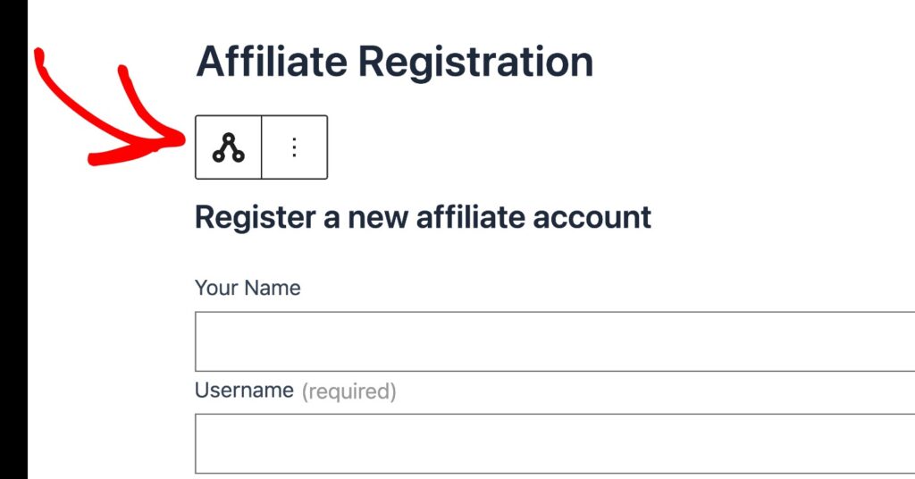 Thiết lập mục Custom Registration Form
