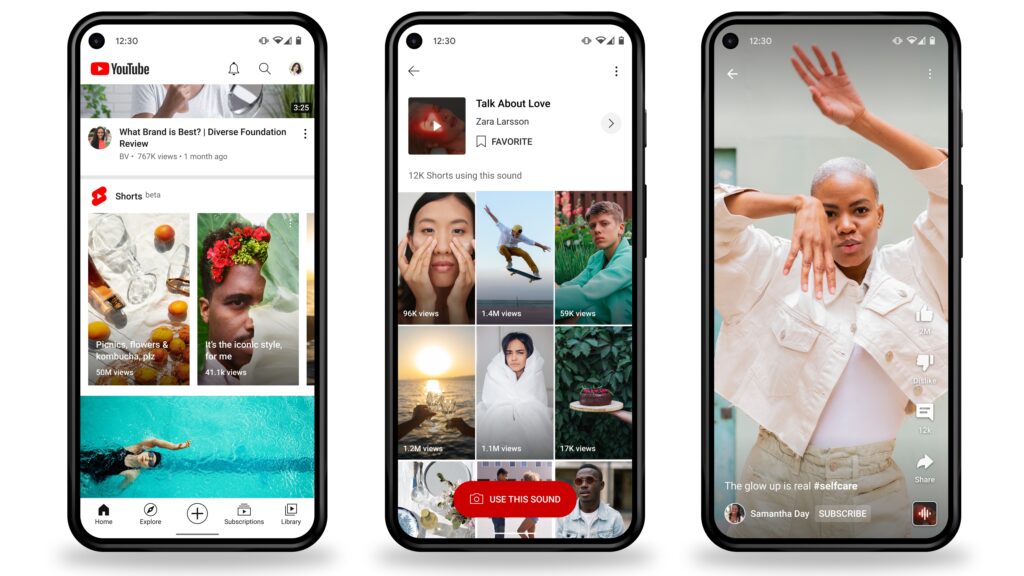 Youtube Short có định dạng video ngắn khoảng 60 giây